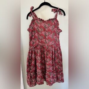 Kate Quinn Women’s Pink Floral Organic Cotton Mini Dress Size S
